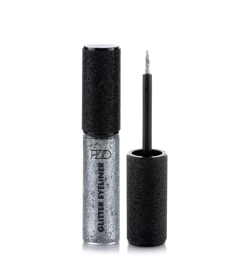 Delineador de ojos Glitter Silver 02 7ml - PETRIZZIO