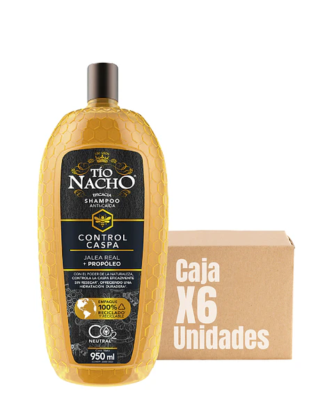 Shampoo Tio Nacho Control Caspa 950ml  (SOBRE 6 UNIDADES) - TIO NACHO