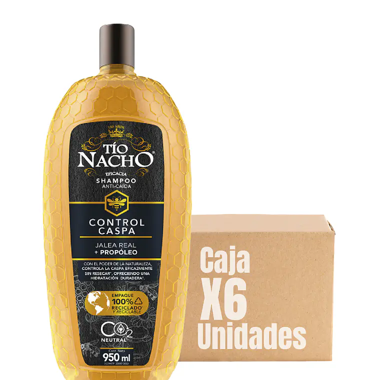 Shampoo Tio Nacho Control Caspa 950ml  (SOBRE 6 UNIDADES) - TIO NACHO 1