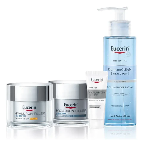Set Experto Antienvejecimiento Hyaluron Filler 305ml - EUCERIN