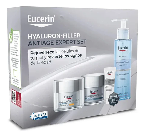 Set Experto Antienvejecimiento Hyaluron Filler 305ml - EUCERIN