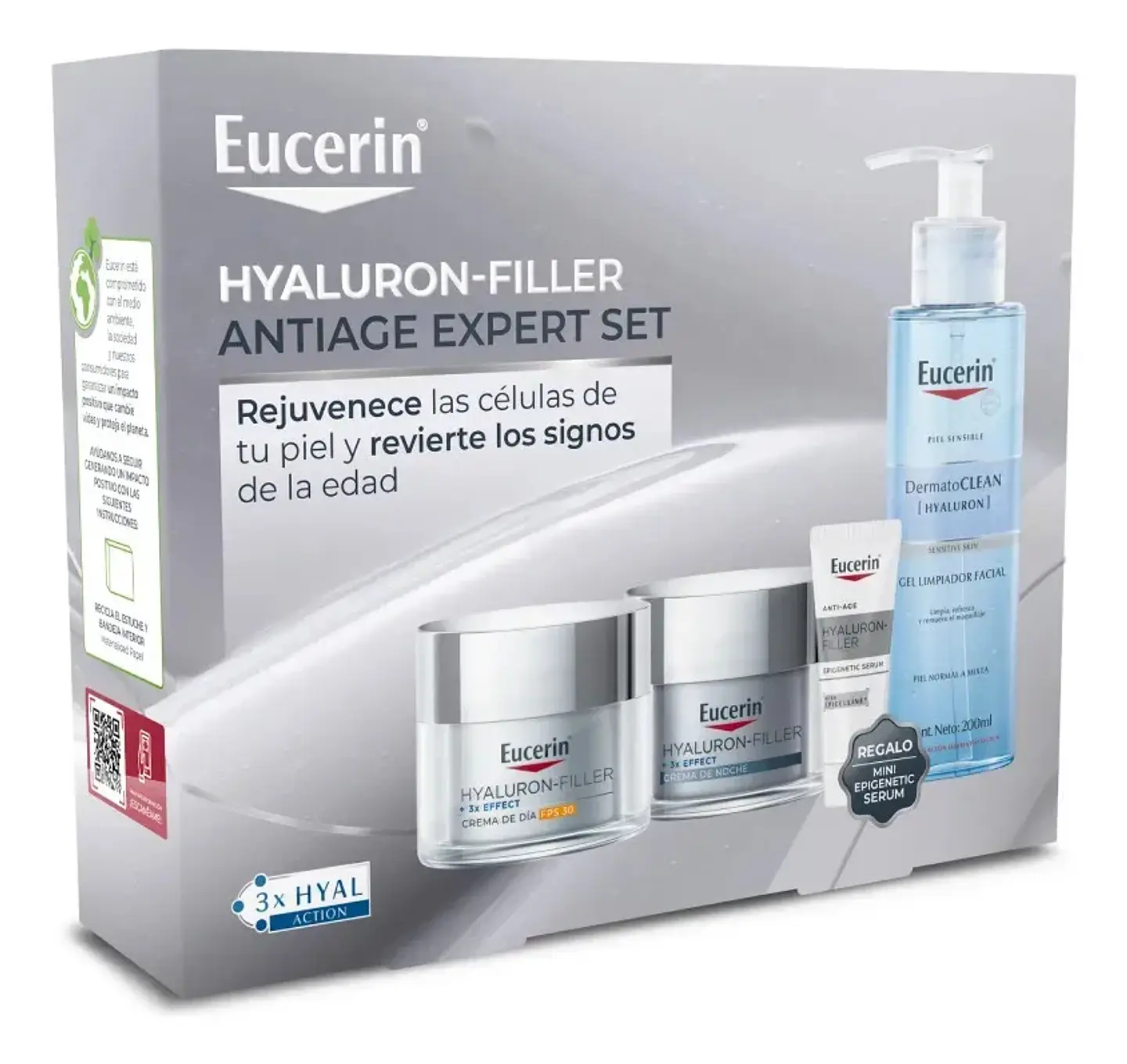 Set Experto Antienvejecimiento Hyaluron Filler 305ml - EUCERIN 2