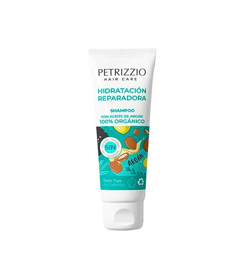 Shampoo con Aceite Argán Hidratación Reparadora 200ml - PETRIZZIO 1