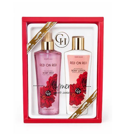 Body Mist 236ml + Body Lotion 236ml RED ON RED - CONCEPT II