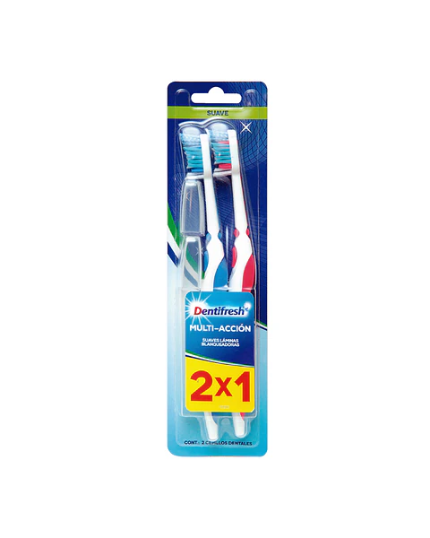 Cepillo Multiacción Suave 2X1 - DENTIFRESH