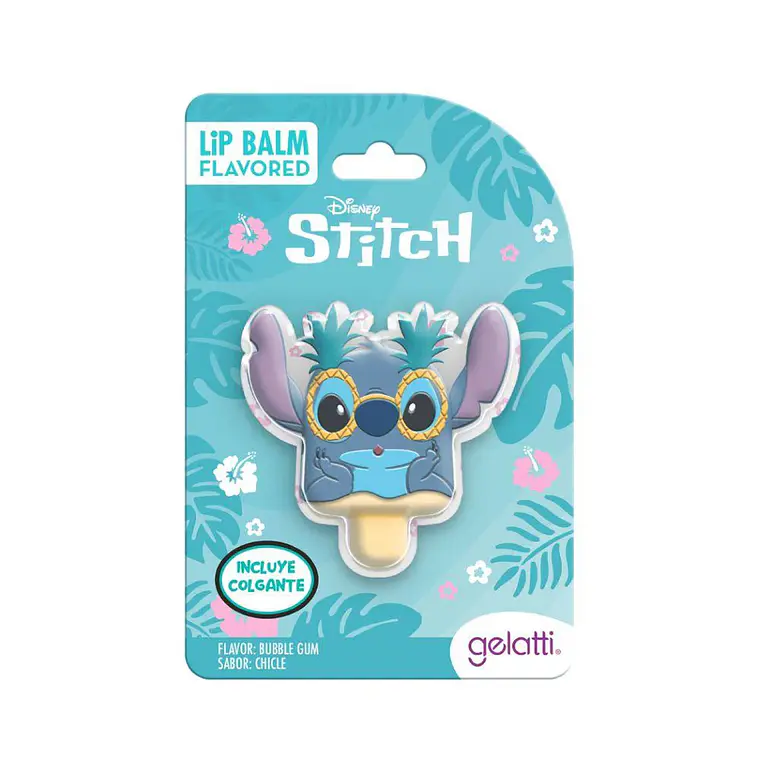 Lip Balm Disney Stitch Lentes Sabor Helado - GELATTI 1