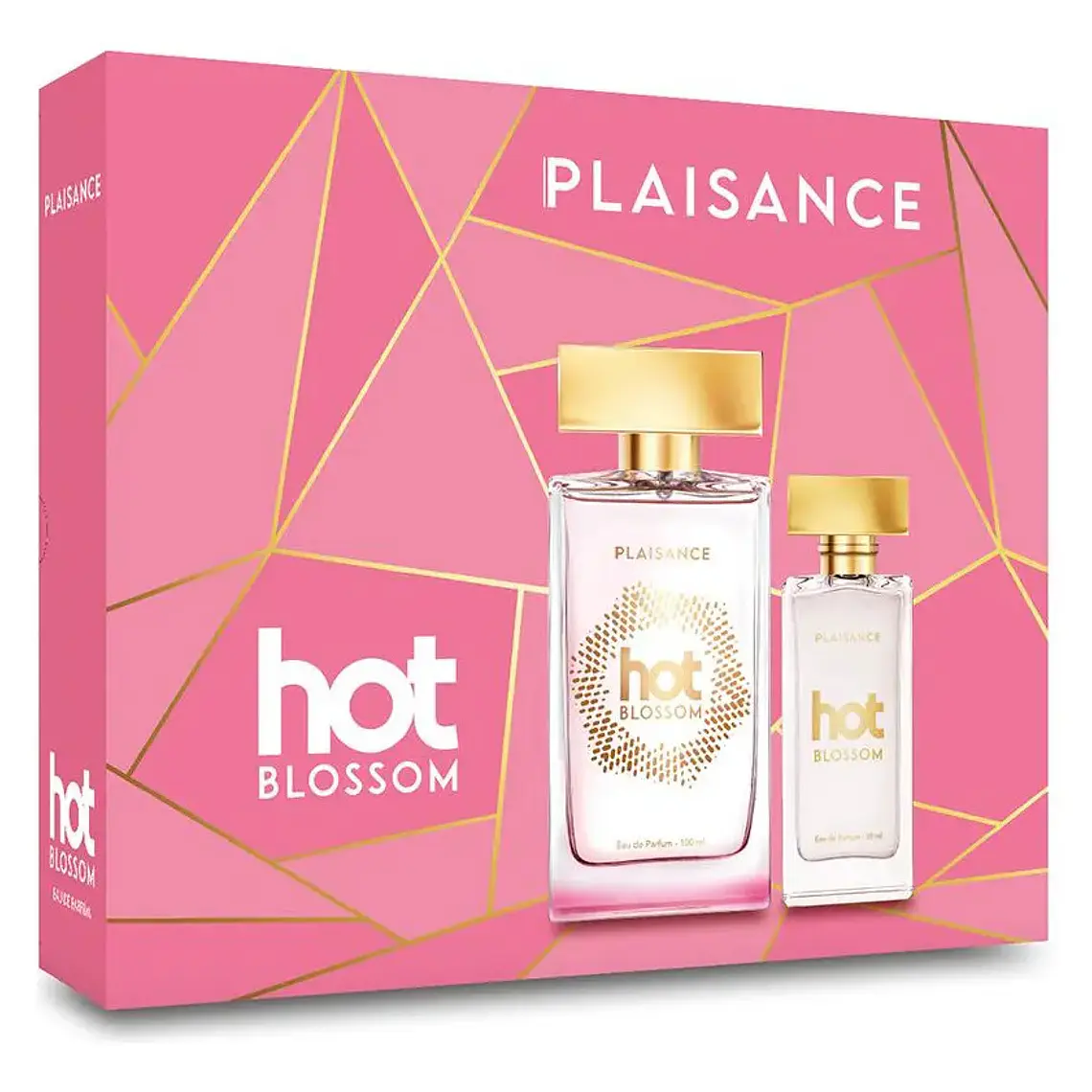 Set Perfume Hot Blossom Eau de Parfum 100 ML + Miniatura - PLAISANCE 1