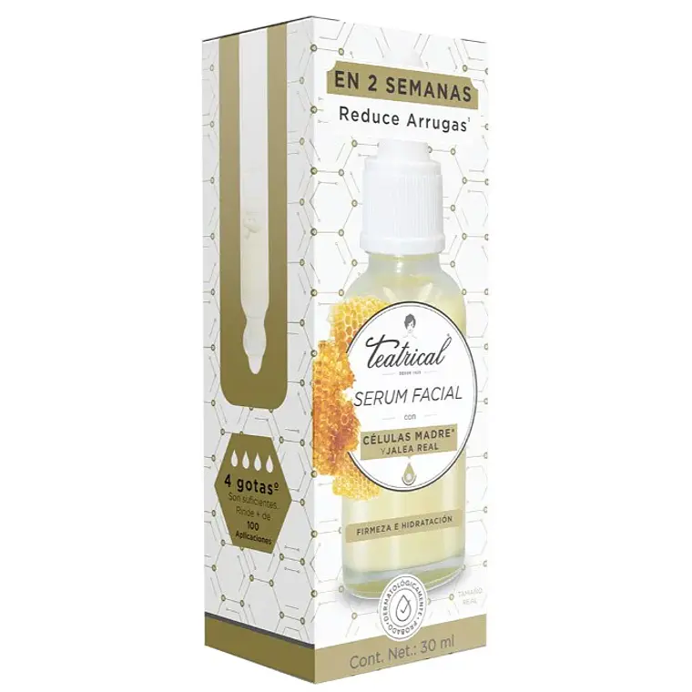 Serum Facial Células Madre y Jalea Real 30ml - TEATRICAL 3
