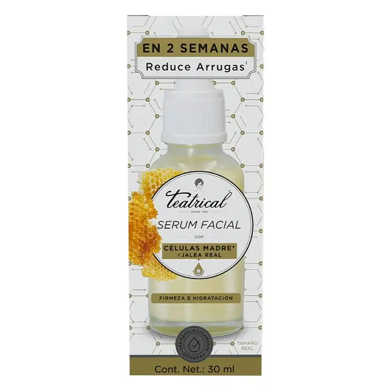 Serum Facial Células Madre y Jalea Real 30ml - TEATRICAL 1
