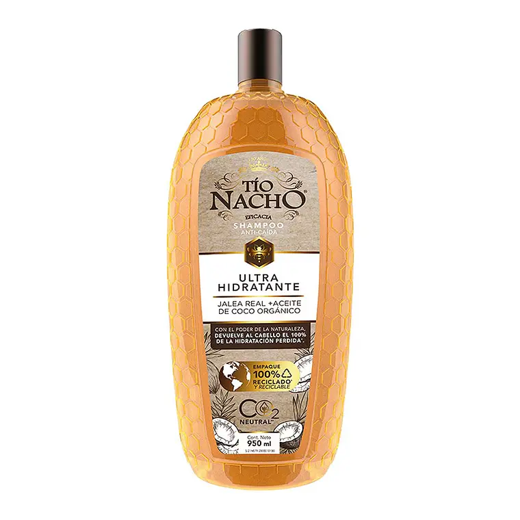 Shampoo Ultra Hidratante Jalea Real y Coco 950 ML- TIO NACHO 1
