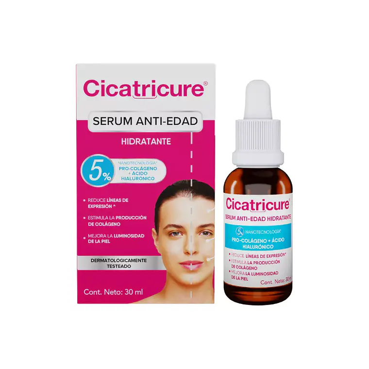 Sérum Facial Antiedad Hidratante 30 ML - CICATRICURE 1
