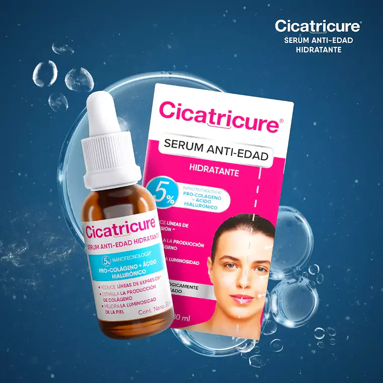 Sérum Facial Antiedad Hidratante 30 ML - CICATRICURE 2