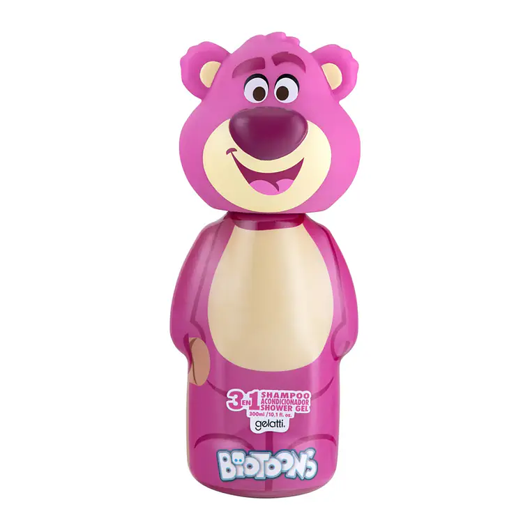 Shampoo 3En1 2D Biotoons Lotso 300 ML - GELATTI 1