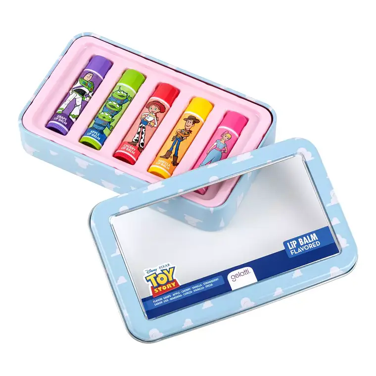 Set 5 Lip Balm Tin Box Toy Story - GELATTI 1