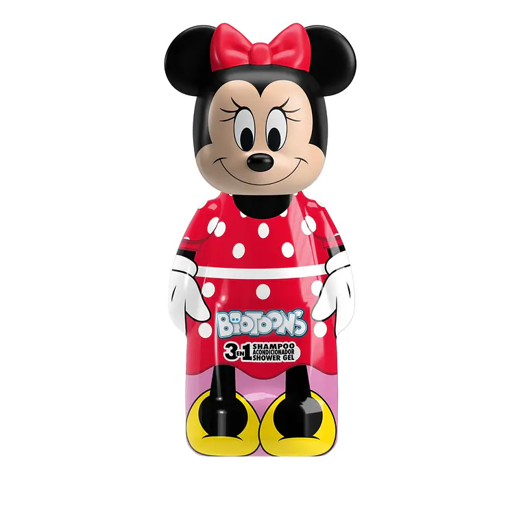 Shampoo 3En1 2D Biotoons Minnie Mouse 300 ML - GELATTI 1