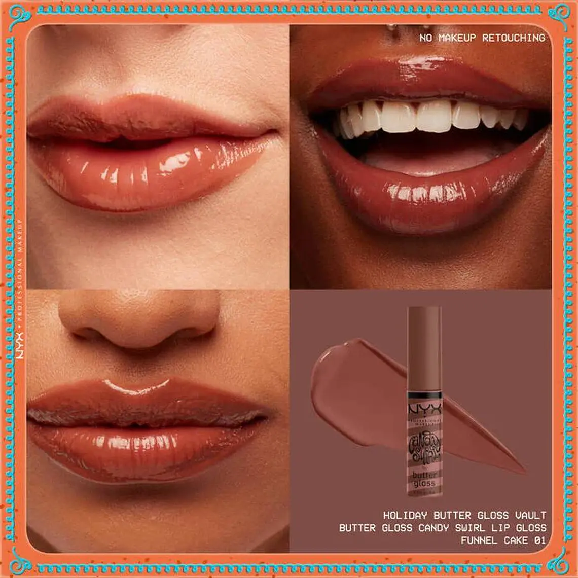 Kit Gloss Labios Holiday Butter Vault - NYX 9