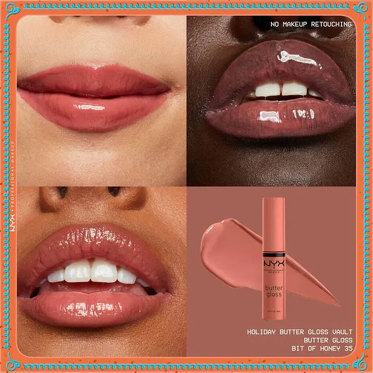 Kit Gloss Labios Holiday Butter Vault - NYX 10