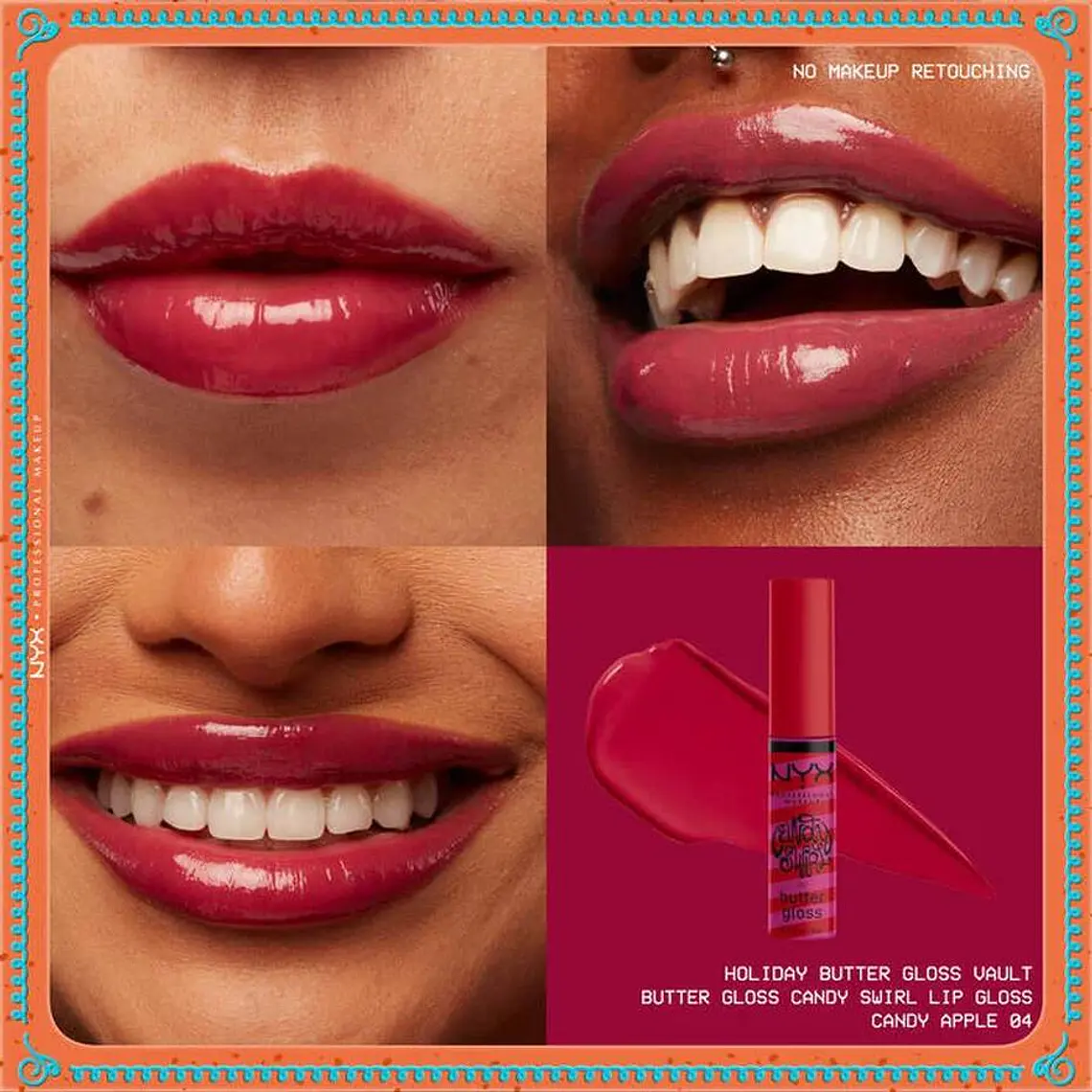 Kit Gloss Labios Holiday Butter Vault - NYX 12