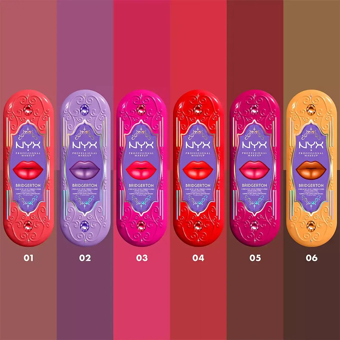 Brillos de Labios Bridgerton 2 Piece Lip Kit 01 8ml - NYX 7