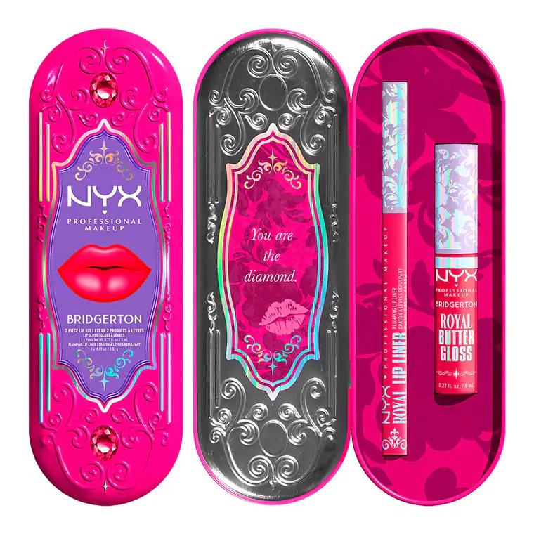 Brillos de Labios Bridgerton 2 Piece Lip Kit 03 8ml - NYX 1