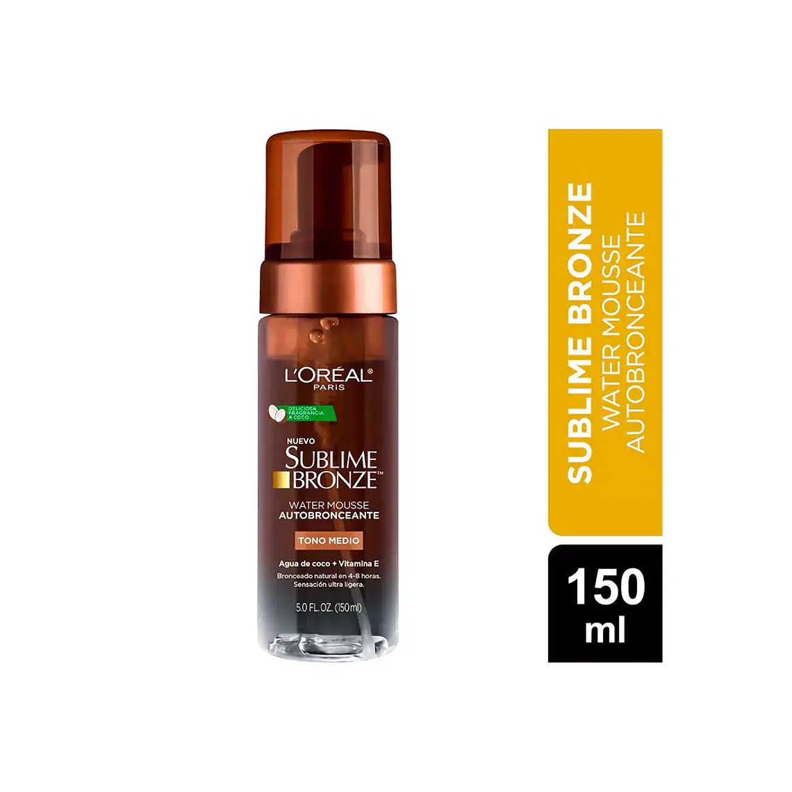 Autobroceante Sublime Bronze Water Mousse Tono Medio 150ML - LOREAL 1