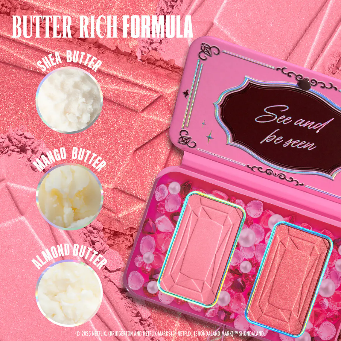 Bridgerton Royal Blush Palette 01 NYX 3