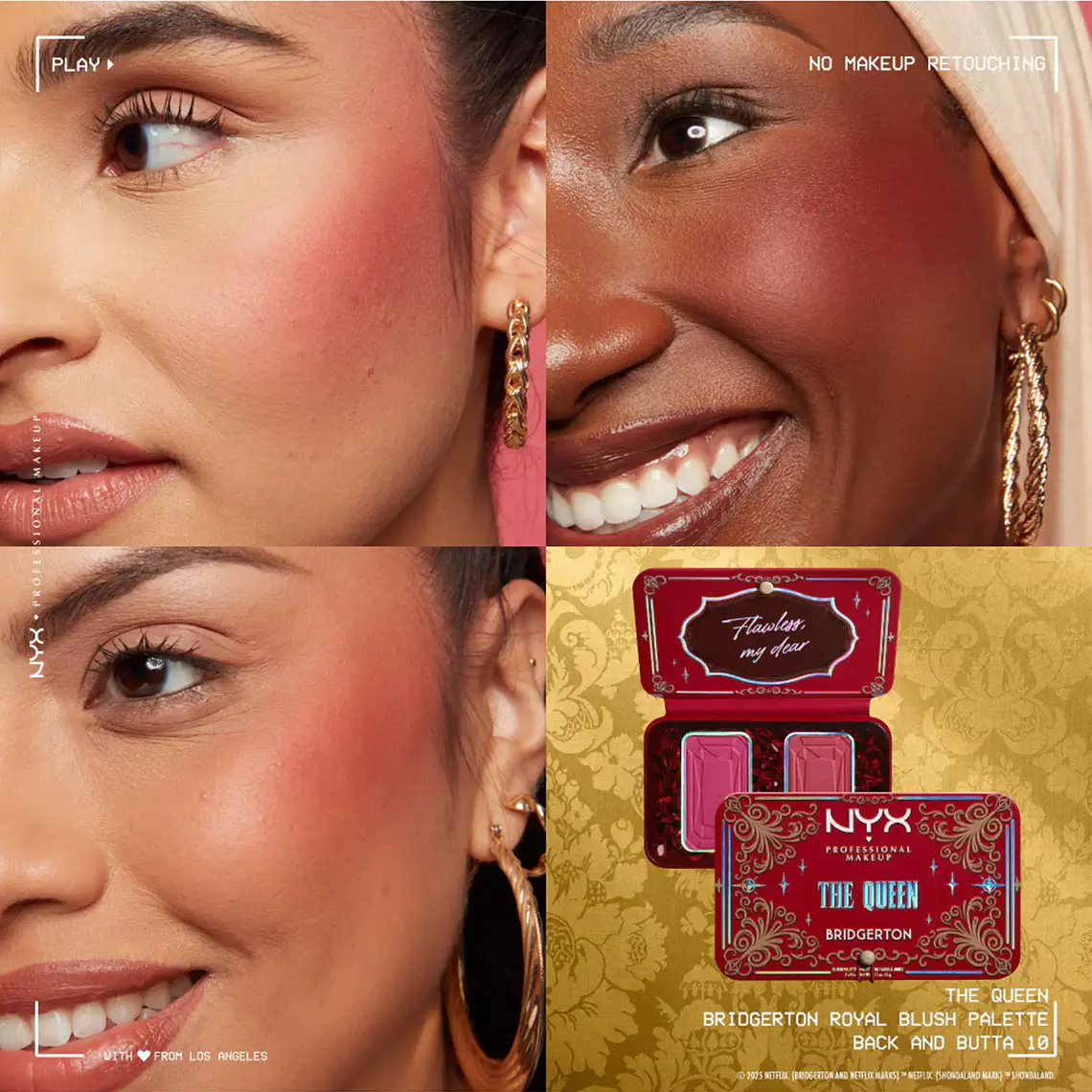 Bridgerton Royal Blush Palette 03 NYX 4