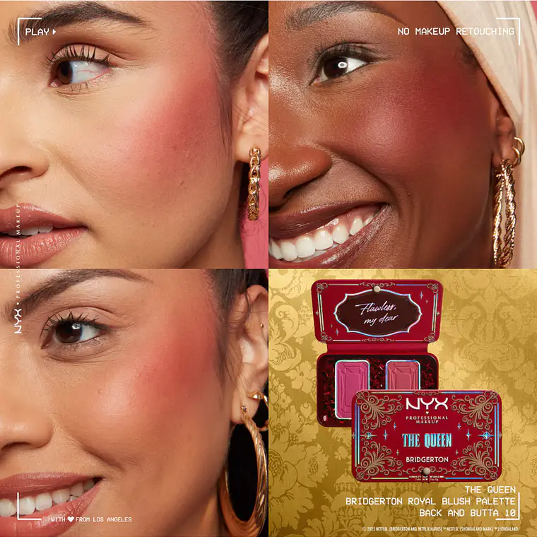 Bridgerton Royal Blush Palette 03 NYX 4