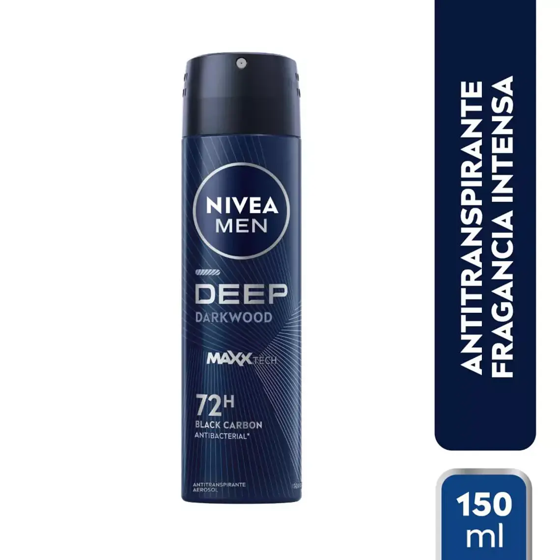 Antitranspirante Men Deep Dark Wood Spray 150 ML - NIVEA 1