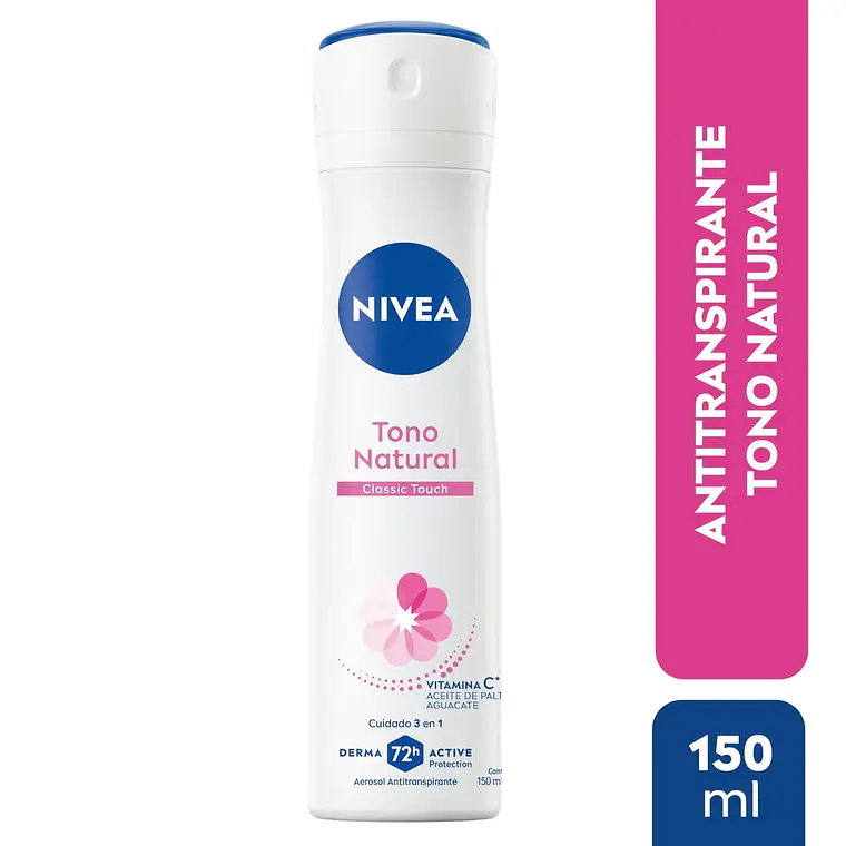 Desodorante Spray Aclarado Natural Classic Touch 150 ML - NIVEA 1