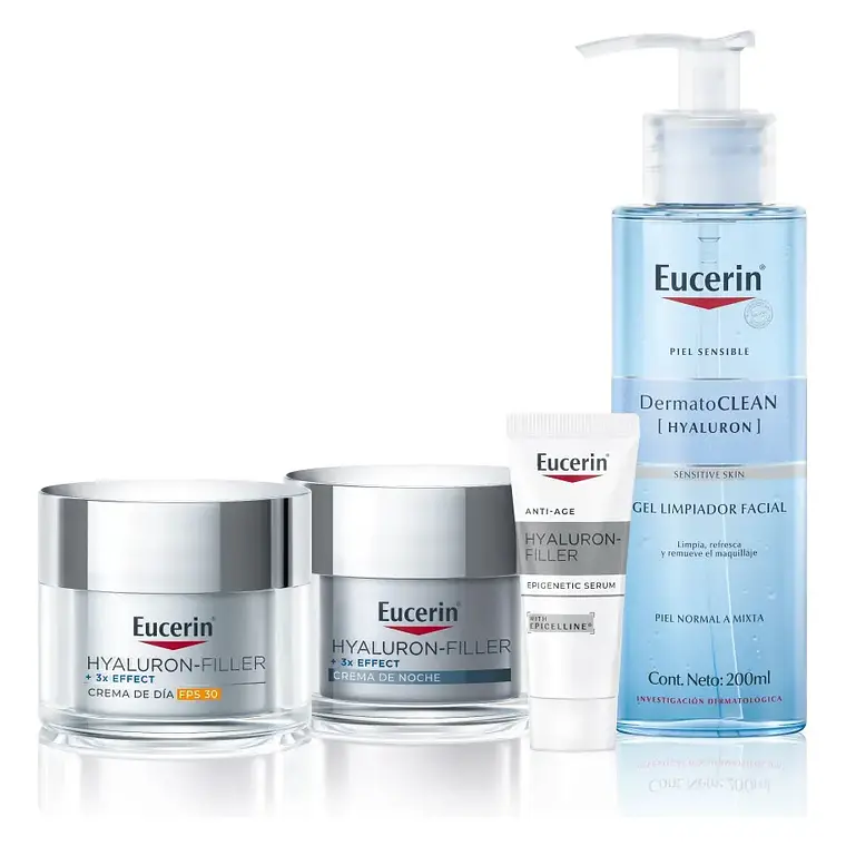 Set Experto Antienvejecimiento Hyaluron Filler 305ml - EUCERIN 1