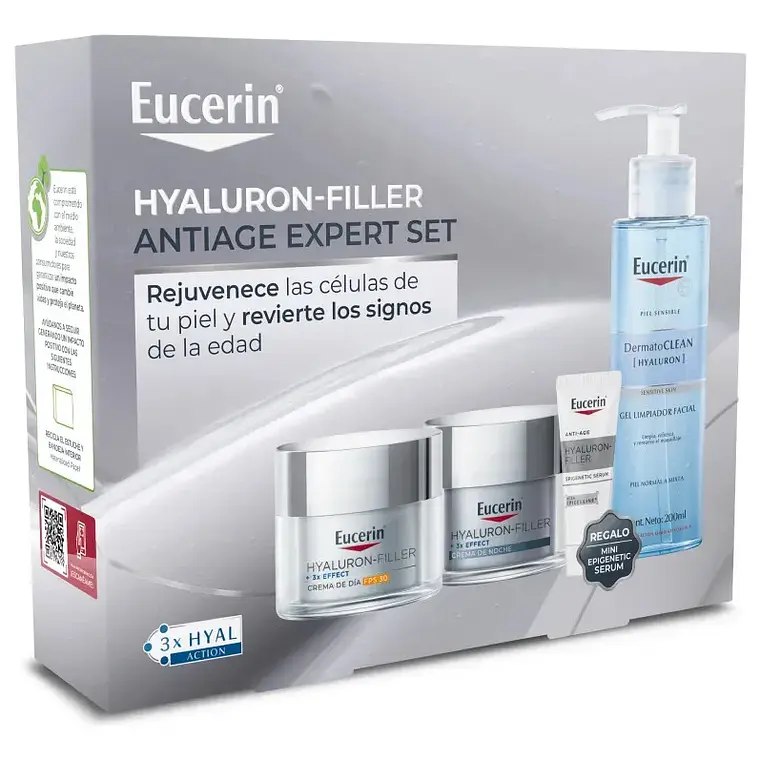 Set Experto Antienvejecimiento Hyaluron Filler 305ml - EUCERIN 2