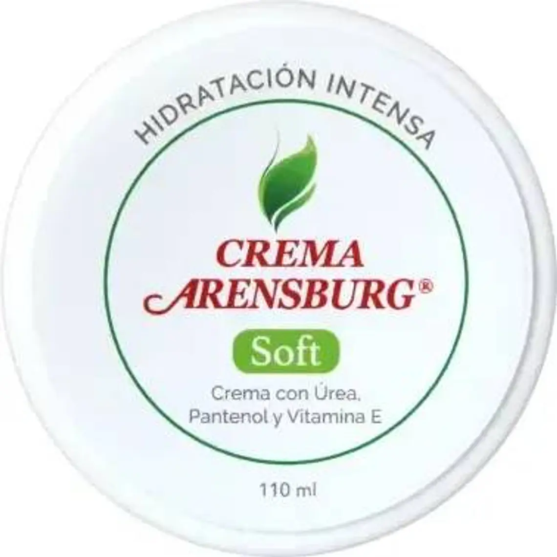 Crema Soft con Úrea, Pantenol y Vitamine E Extracto de Lechuga 110 ml - ARENSBURG 1