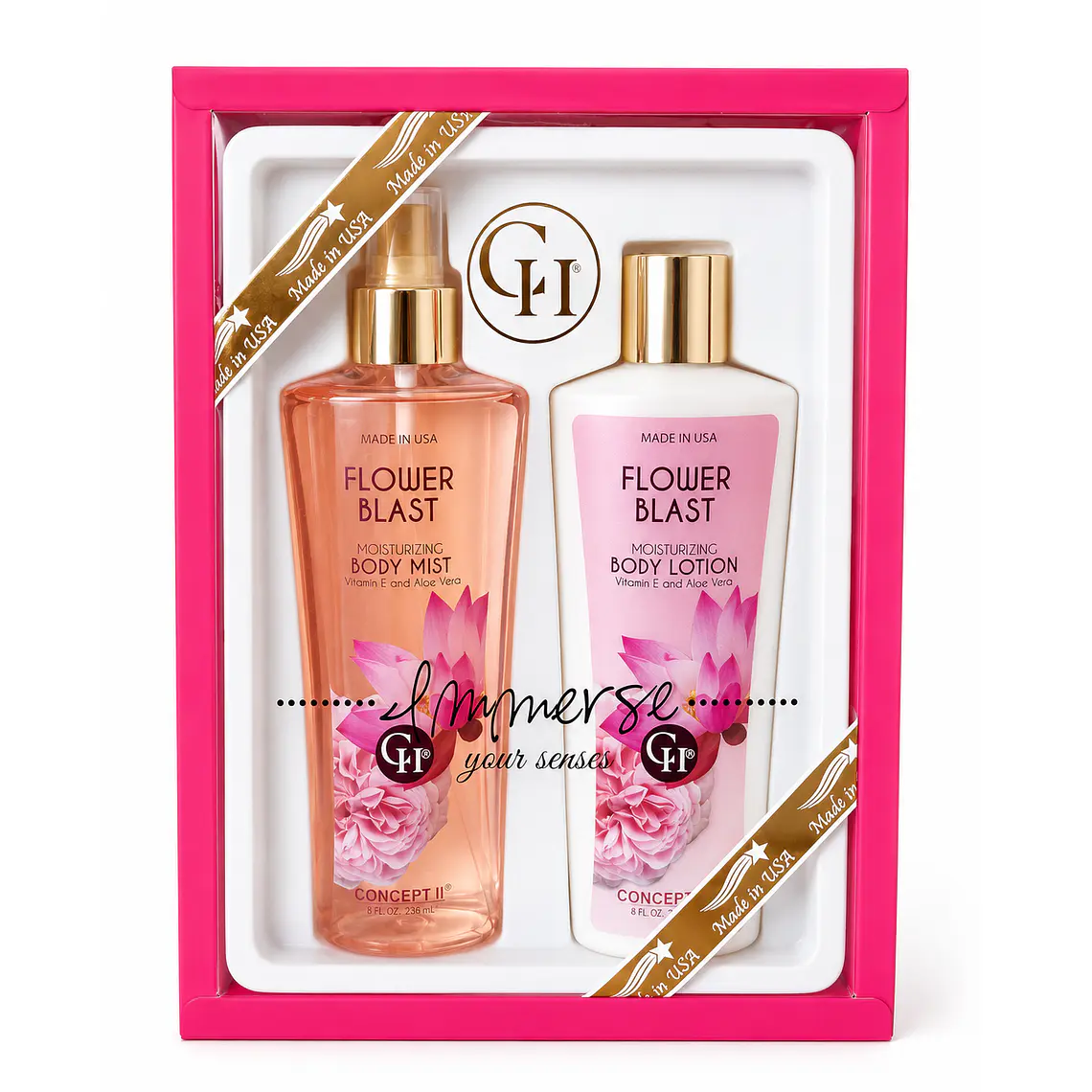 Body Mist 236ml + Body Lotion 236ml FLOWER BLAST - CONCEPT II 1