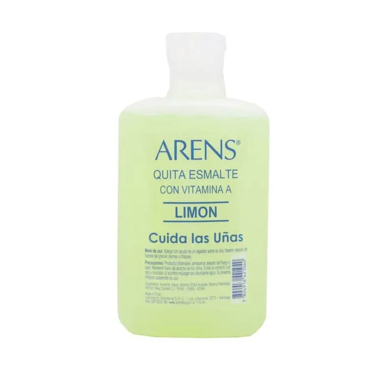 Quita Esmalte con Vitamina a Aroma Limon 110ML - ARENS 1