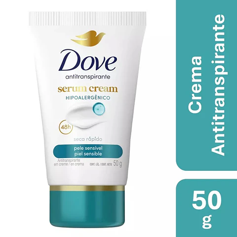 Antitranspirante Serum Cream Piel Sensible - DOVE