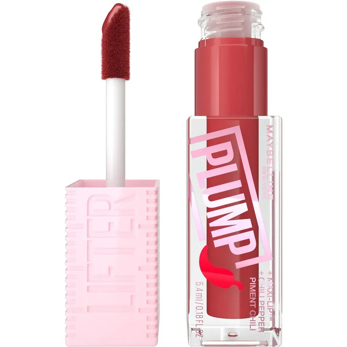Brillo Labial Lifter Plump Peach Fever - MAYBELLINE 1