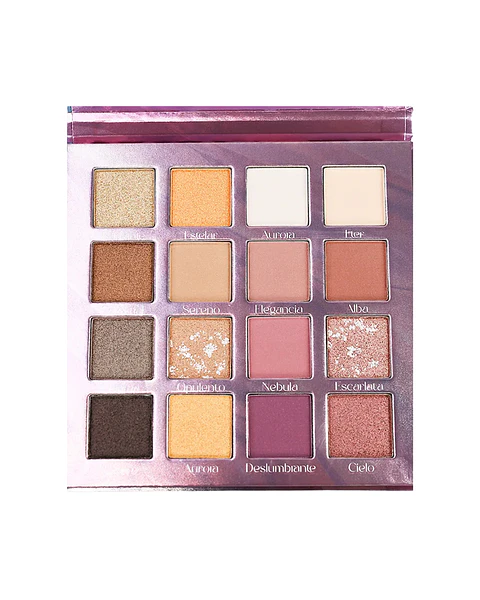 Paleta Sombra Elegant x16 Colores Professional Make Up Tono #1 - DOLCE BELLA
