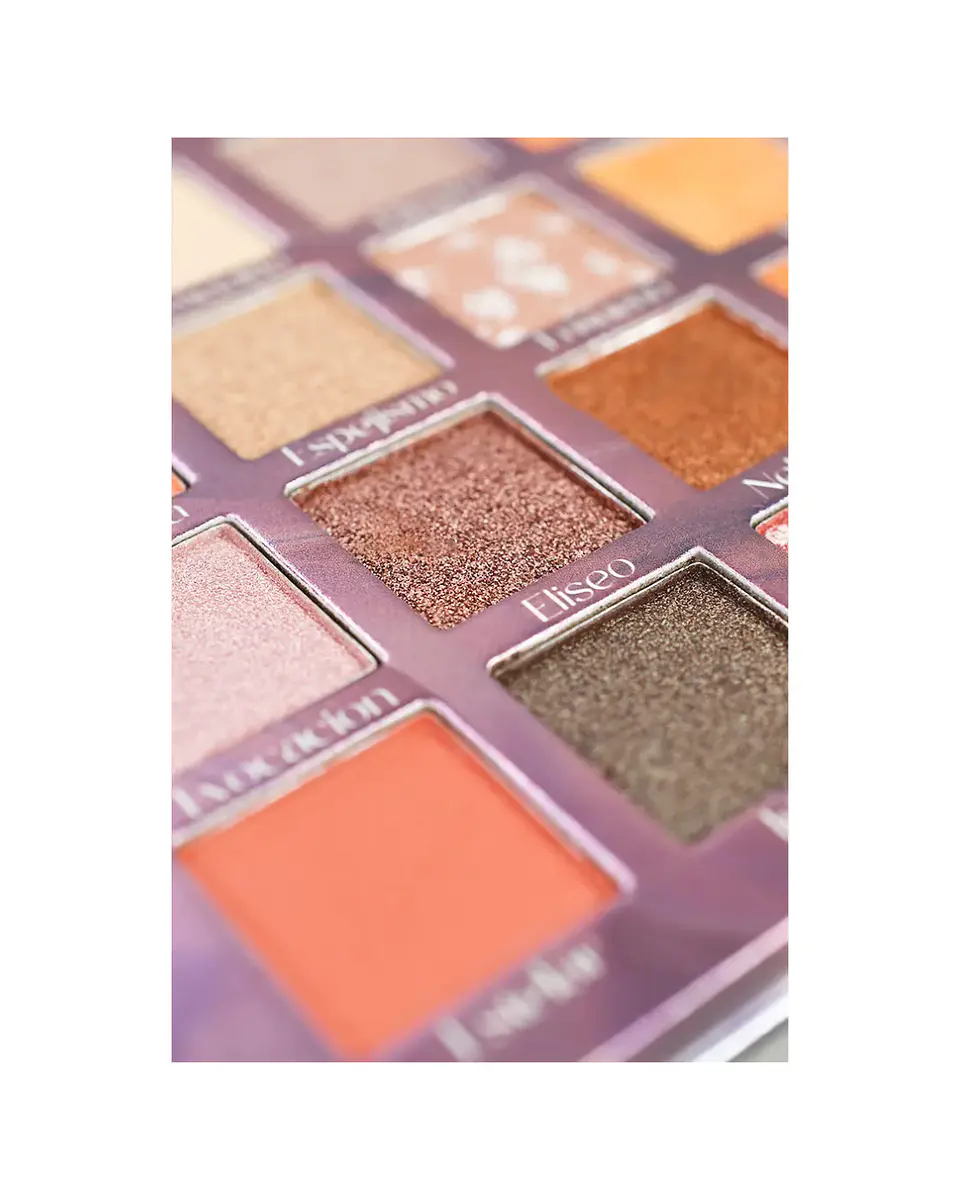 Paleta Sombra Elegant x16 Colores Professional Make Up Tono #3 - DOLCE BELLA 4