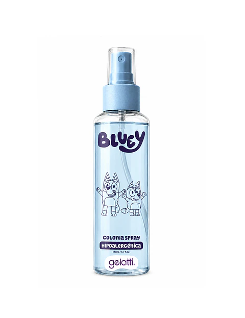 Colonia Spray Hipoalergénica Bluey 140 ml - GELATTI