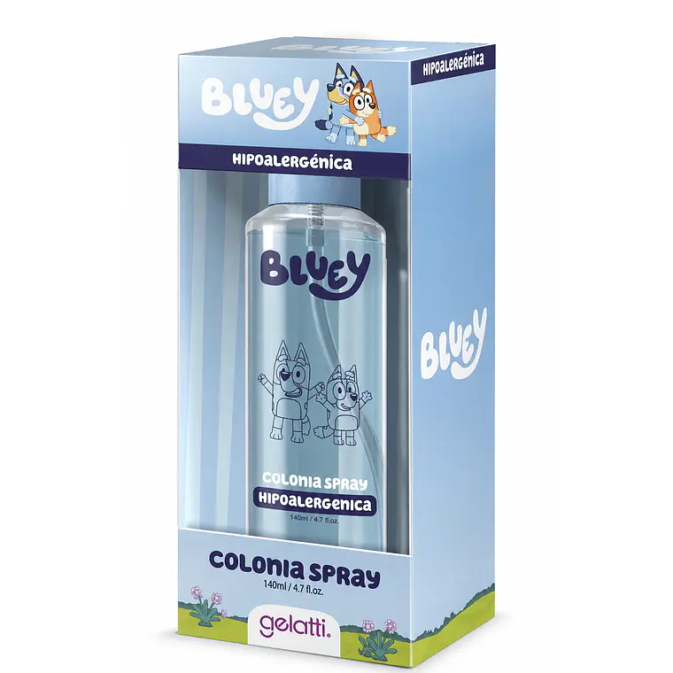Colonia Spray Hipoalergénica Bluey 140 ml - GELATTI 2