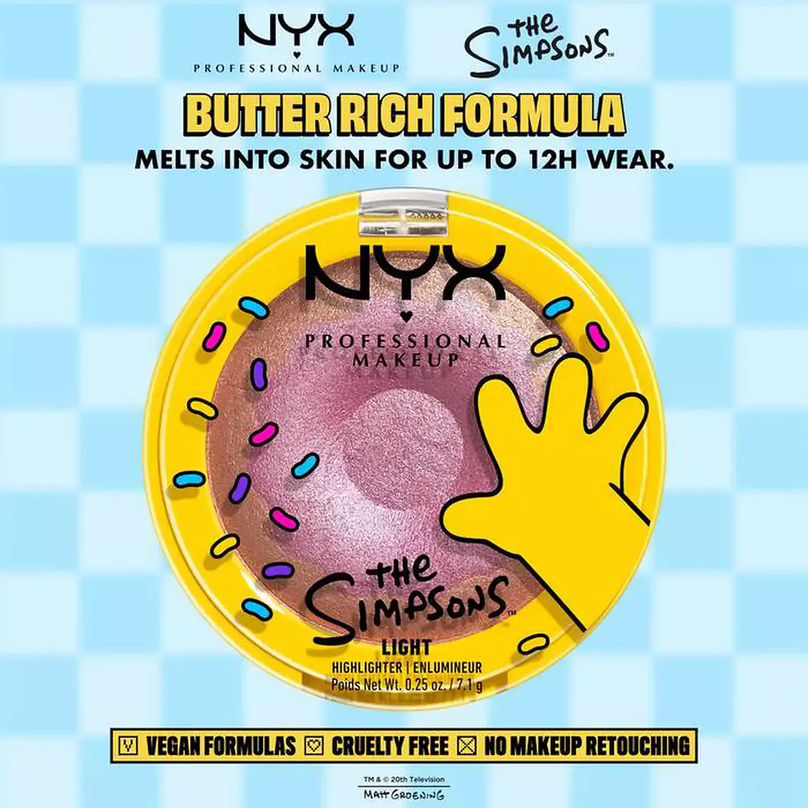 Iluminador The Simpsons Donut Mind If I Do - NYX 3
