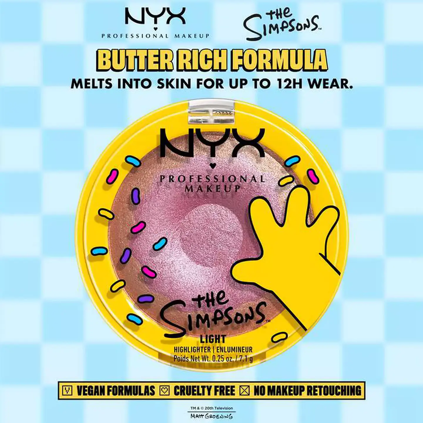 Iluminador The Simpsons Donut Mind If I Do - NYX 3
