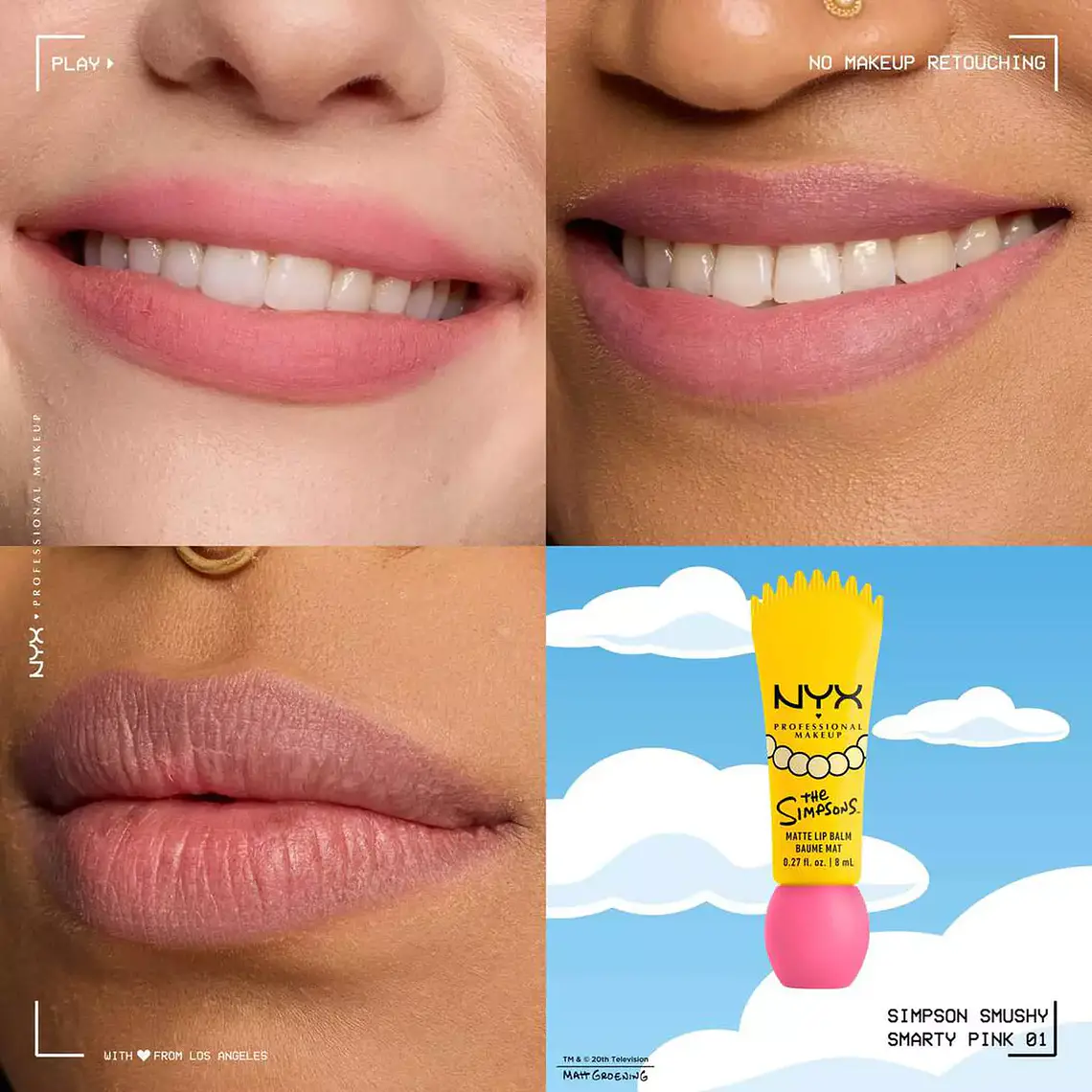 Labial Soft Matte Smushy Smarty Pink - NYX 2
