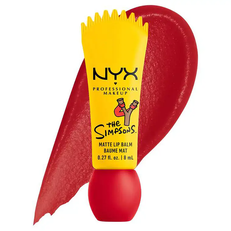 Labial Soft Matte Smushy Rebel Red - NYX 1