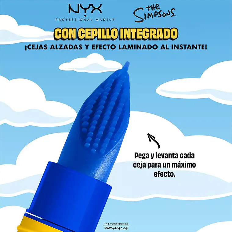 Gel Fijador Transparente The Simpsons - NYX 3