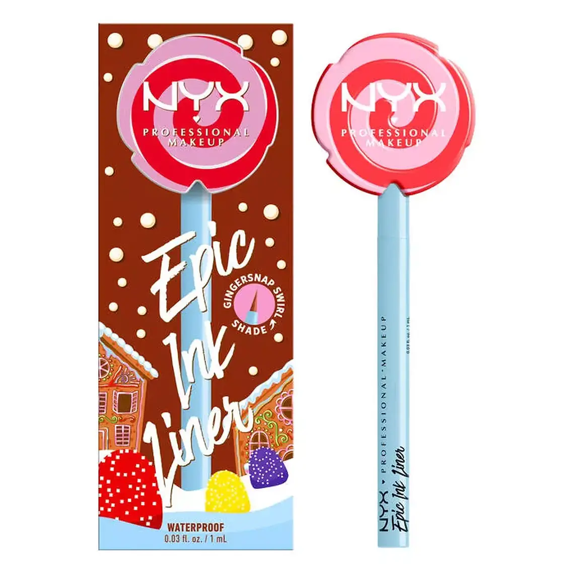 Delineador Spic Ink Liner Candy Gingersnap Swirl - NYX 1