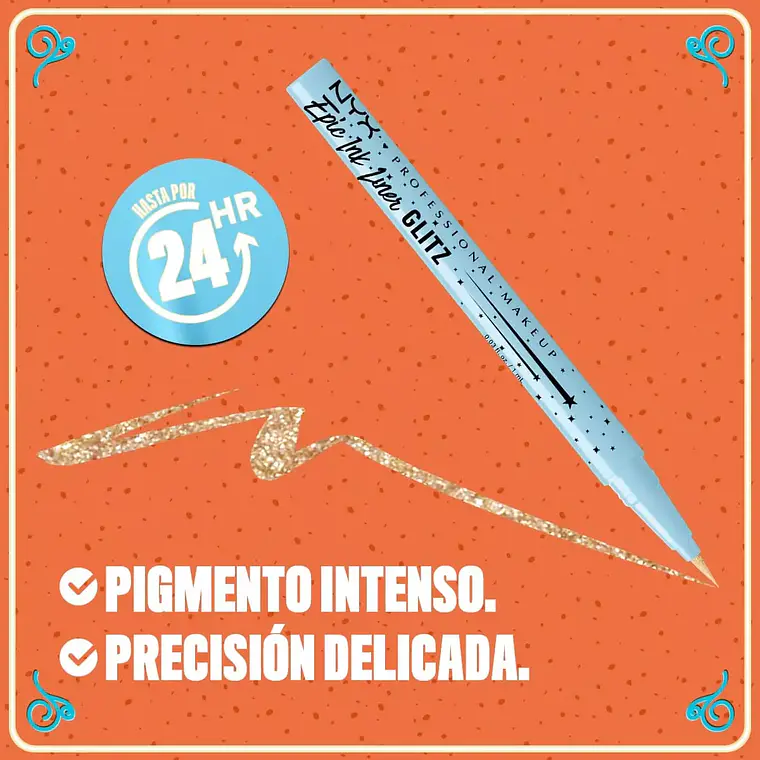 Delineador Spic Ink Liner Candy Milk Chocolate - NYX 6
