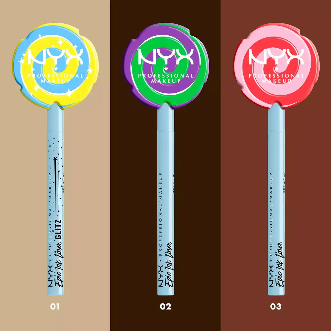 Delineador Spic Ink Liner Candy Milk Chocolate - NYX 5