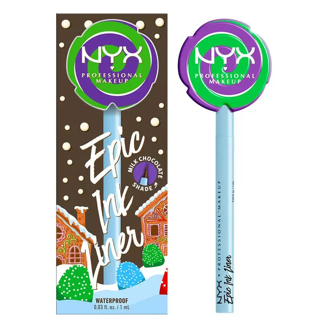 Delineador Spic Ink Liner Candy Milk Chocolate - NYX 1